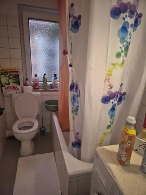 Ein Badezimmer in der Unterkunft Zimmer
