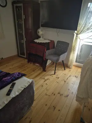 Ein Sitzbereich in der Unterkunft Zimmer