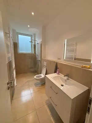 Ein Badezimmer in der Unterkunft Jenbachnest