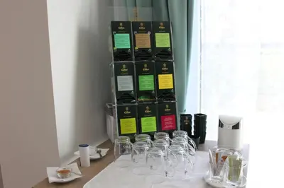 Kaffee-/Teezubehör in der Unterkunft Hotel Claro Garni