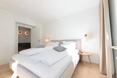 Ein Bett oder Betten in einem Zimmer der Unterkunft Gipfelkind