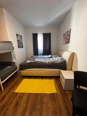 Ein Bett oder Betten in einem Zimmer der Unterkunft Aby