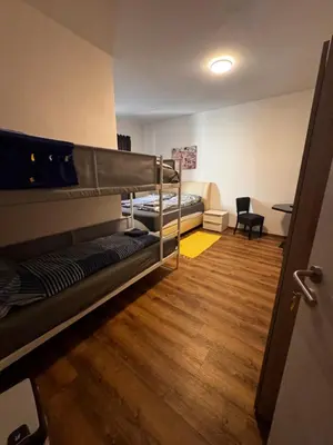 Ein Bett oder Betten in einem Zimmer der Unterkunft Aby