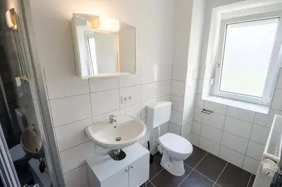Ein Badezimmer in der Unterkunft AugsburgLiving - Business- und Ferienapartments