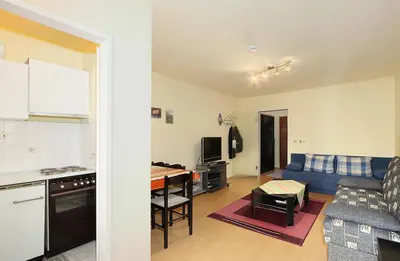 Küche/Küchenzeile in der Unterkunft Flat in Munich Perfect for Oktoberfest