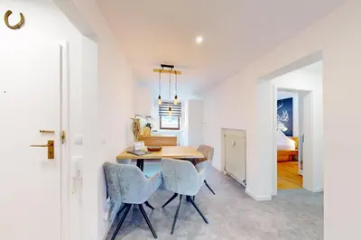 Ein Bett oder Betten in einem Zimmer der Unterkunft Münchner5