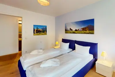 Ein Bett oder Betten in einem Zimmer der Unterkunft Garden Lodge