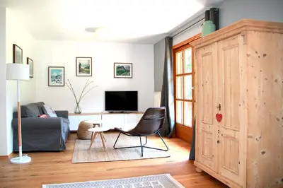 TV/Unterhaltungsangebot in der Unterkunft Ferienwohnung Oberammergau