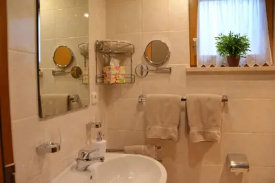 Ein Badezimmer in der Unterkunft Ferienwohnung Alpina 2