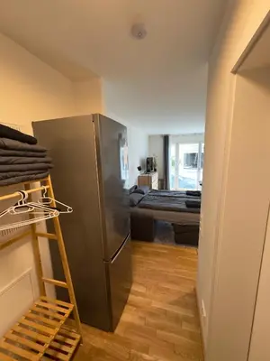 Küche/Küchenzeile in der Unterkunft Modernes Apartment - Pasing Arcaden - S-Bahn
