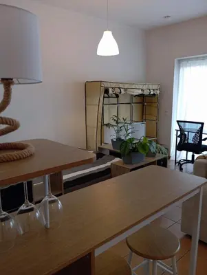 Grundriss der Unterkunft Helles Wohlfühl Apartment in Landshut Altdorf