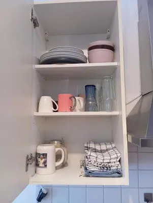 Küche/Küchenzeile in der Unterkunft Helles Wohlfühl Apartment in Landshut Altdorf