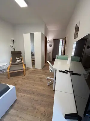 Küche/Küchenzeile in der Unterkunft Urban Oasis Friedberg