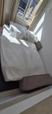 Ein Bett oder Betten in einem Zimmer der Unterkunft Sams Living Athen - Munich City