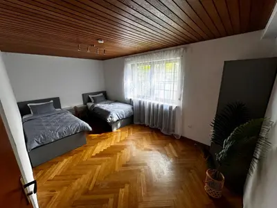 Ein Bett oder Betten in einem Zimmer der Unterkunft Vardi Haus