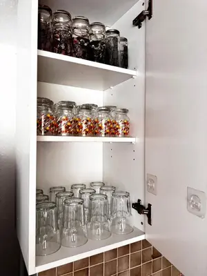 Küche/Küchenzeile in der Unterkunft Vardi Haus