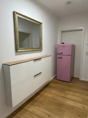 Küche/Küchenzeile in der Unterkunft Ferienwohnung MarLeo Landsberg am Lech