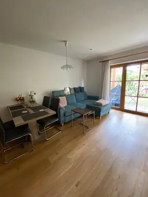Ein Sitzbereich in der Unterkunft Casa Italia Bruckmühl