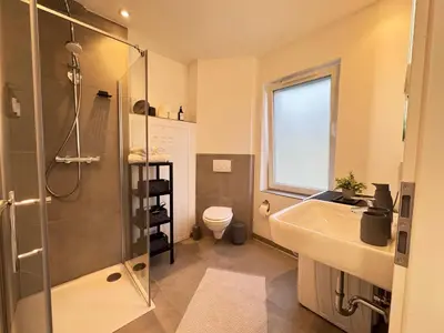 Ein Badezimmer in der Unterkunft Altstadtnahes Apartment