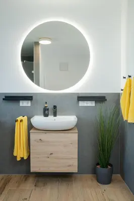 Ein Badezimmer in der Unterkunft Ferienwohnung Mondscheinbauer Übersee am Chiemsee