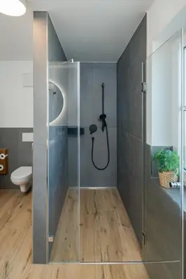 Ein Badezimmer in der Unterkunft Ferienwohnung Mondscheinbauer Übersee am Chiemsee