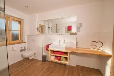 Ein Badezimmer in der Unterkunft Ferienhof Lettner