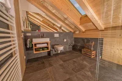 Ein Badezimmer in der Unterkunft Ferienhof Lettner