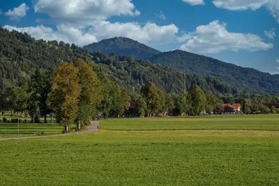 Naturlandschaft in der Nähe der Ferienwohnung
