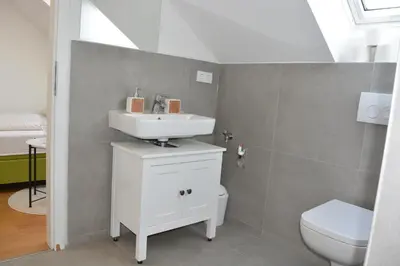 Ein Badezimmer in der Unterkunft Zentral Apartment