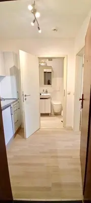Küche/Küchenzeile in der Unterkunft Studio apartment with balcony