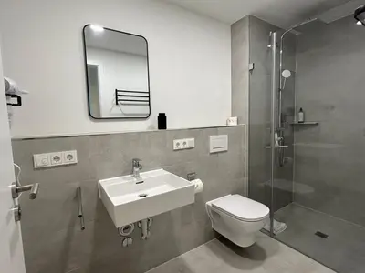 Ein Badezimmer in der Unterkunft GIH Apartments - Neufahrn