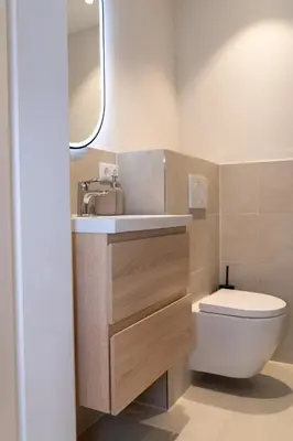 Ein Badezimmer in der Unterkunft Renovated Munich City Center Apartment near Oktoberfest