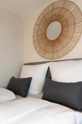 Ein Bett oder Betten in einem Zimmer der Unterkunft Renovated Munich City Center Apartment near Oktoberfest