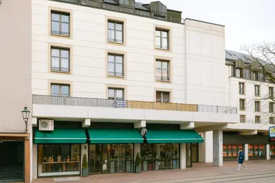 Das Gebäude in dem sich die Ferienwohnung befindet