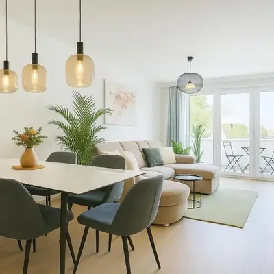 Stylish Old Town Apartment with Free Parking and a Balcony near the Cathedral