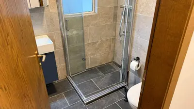 Ein Badezimmer in der Unterkunft Studio Bergblick 5
