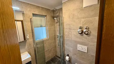 Ein Badezimmer in der Unterkunft Studio Bergblick 5