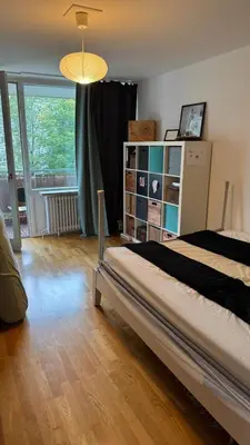 Ein Bett oder Betten in einem Zimmer der Unterkunft City apartment next to Oktoberfest