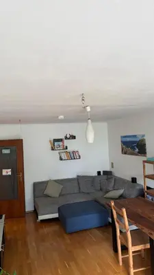 Ein Sitzbereich in der Unterkunft City apartment next to Oktoberfest