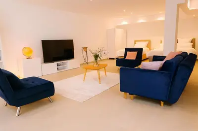 TV/Unterhaltungsangebot in der Unterkunft Stylisches-Loft-Apartment mit Terrasse