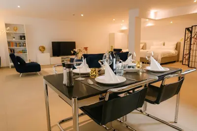 TV/Unterhaltungsangebot in der Unterkunft Stylisches-Loft-Apartment mit Terrasse
