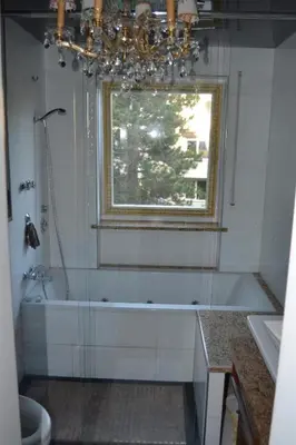 Ein Badezimmer in der Unterkunft Oktoberfest 5min