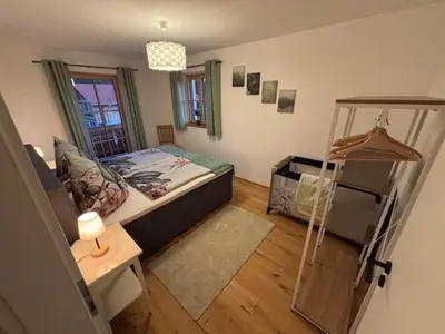 Ein Bett oder Betten in einem Zimmer der Unterkunft Entspannung auf dem Land