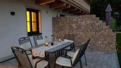 Ein Balkon oder eine Terrasse in der Unterkunft Entspannung auf dem Land