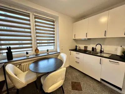 Küche/Küchenzeile in der Unterkunft Modern City Apartment 3
