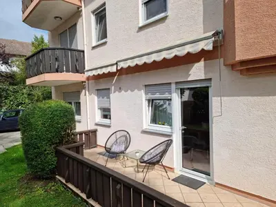 Das Gebäude in dem sich die Ferienwohnung befindet
