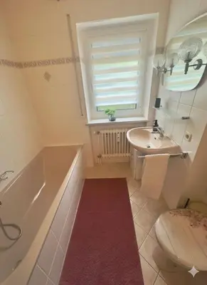Ein Badezimmer in der Unterkunft Ferienoase Bad Wörishofen