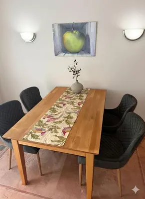 Ein Sitzbereich in der Unterkunft Ferienoase Bad Wörishofen