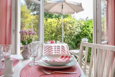 Ein Garten an der Unterkunft Ferienwohnungen Benzenberg