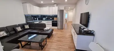 Küche/Küchenzeile in der Unterkunft Ferienwohnung Schneeglöckchen